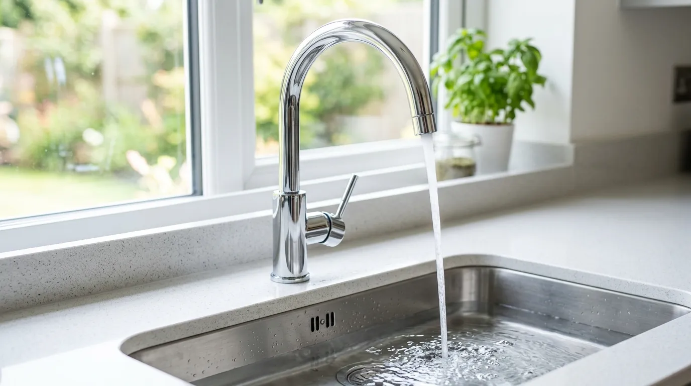 Local Plumbing Master Pros same day plumber fixing a faucet in New Castle, IN
